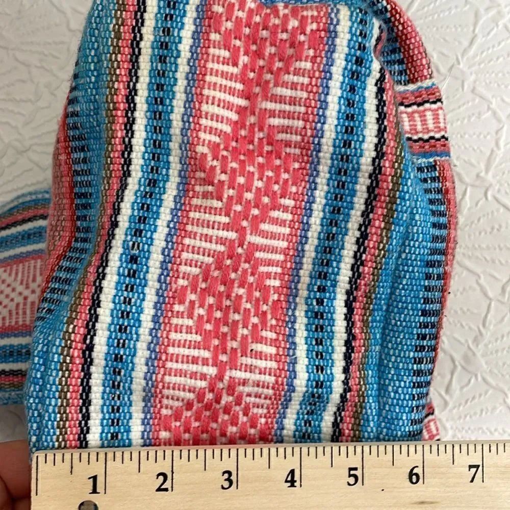 Pinzon Canvas Boho Aztec Backpack - Picture 9 of 10
